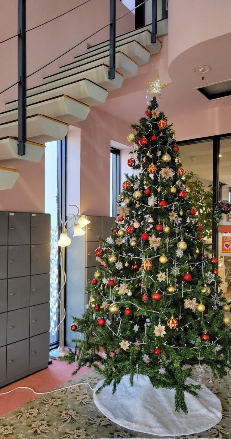 クリスマスの飾り付けをしました。